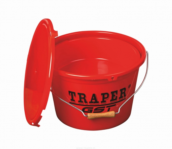 Traper Voeremmer 13 Ltr + Aasbak En Deksel 1 Traper Voeremmer 13 Ltr + Aasbak En Deksel